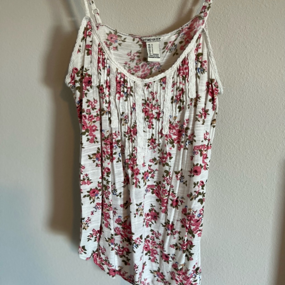 Forever 21 Floral Tank